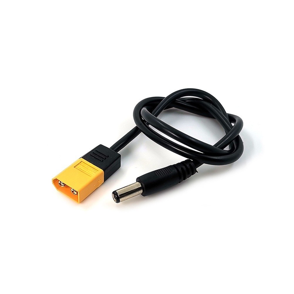 Power Cable For XT60 to DC 5 5 for 2 5 and 5 5 for 2 1mm Adapter with Elbow