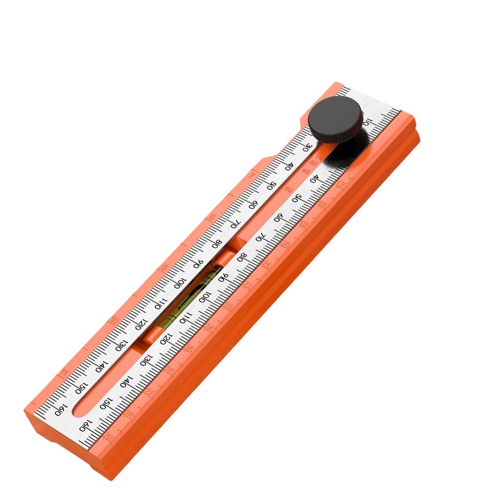 Adjustable Protractor Tool with Multi Angle Markings and Anti Slip Lock Design