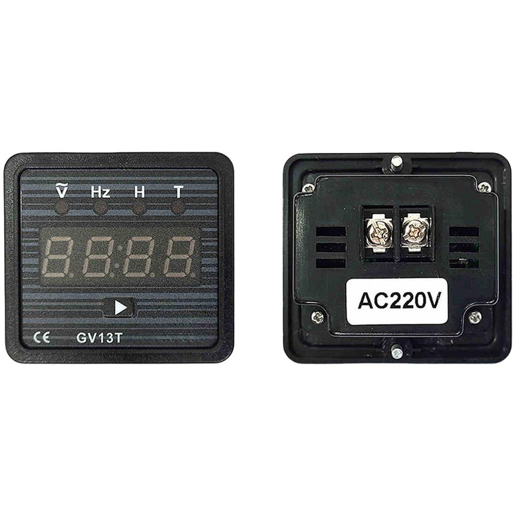 Digital GV13T 3 in 1 Voltage Frequency Runtime Meter for Generator Systems