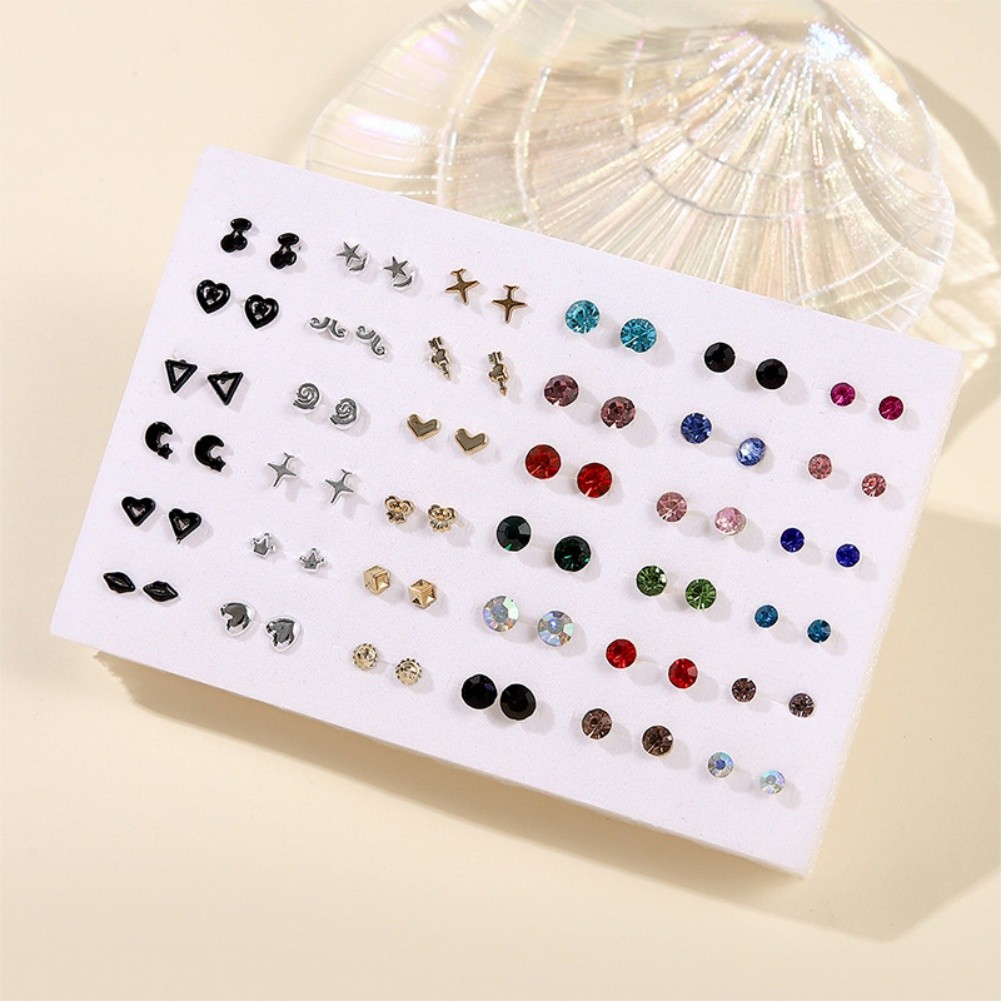 For Children Lightweight Summer Fruit Earrings 36 Pairs Safe Resin Studs - Picture 9 of 15