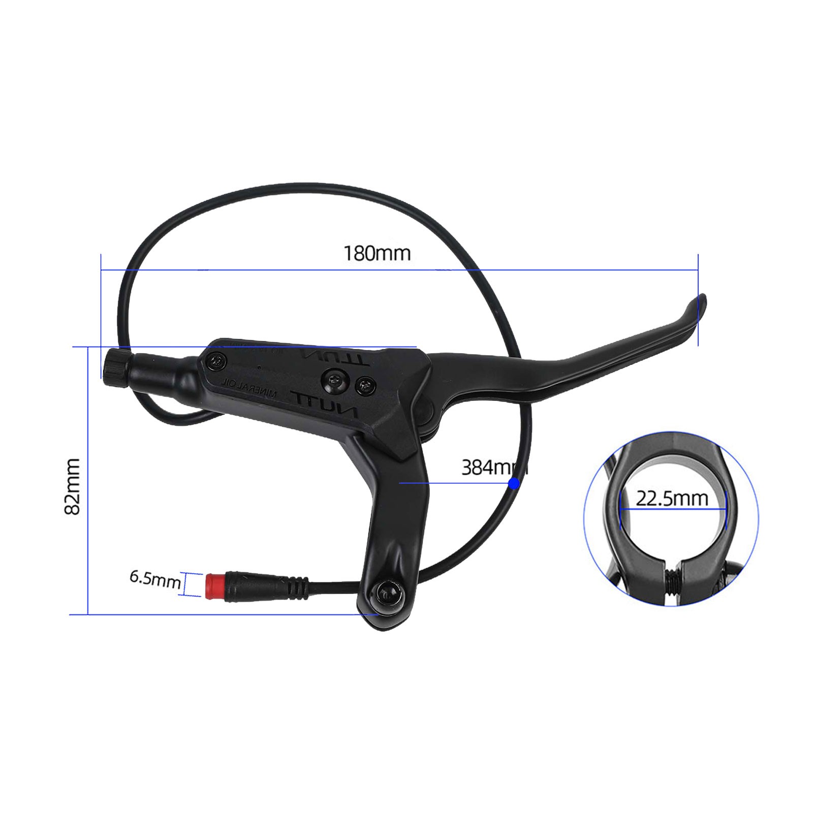 Reliable Brake Handle Sturdy Construction Black Color Responsive Braking