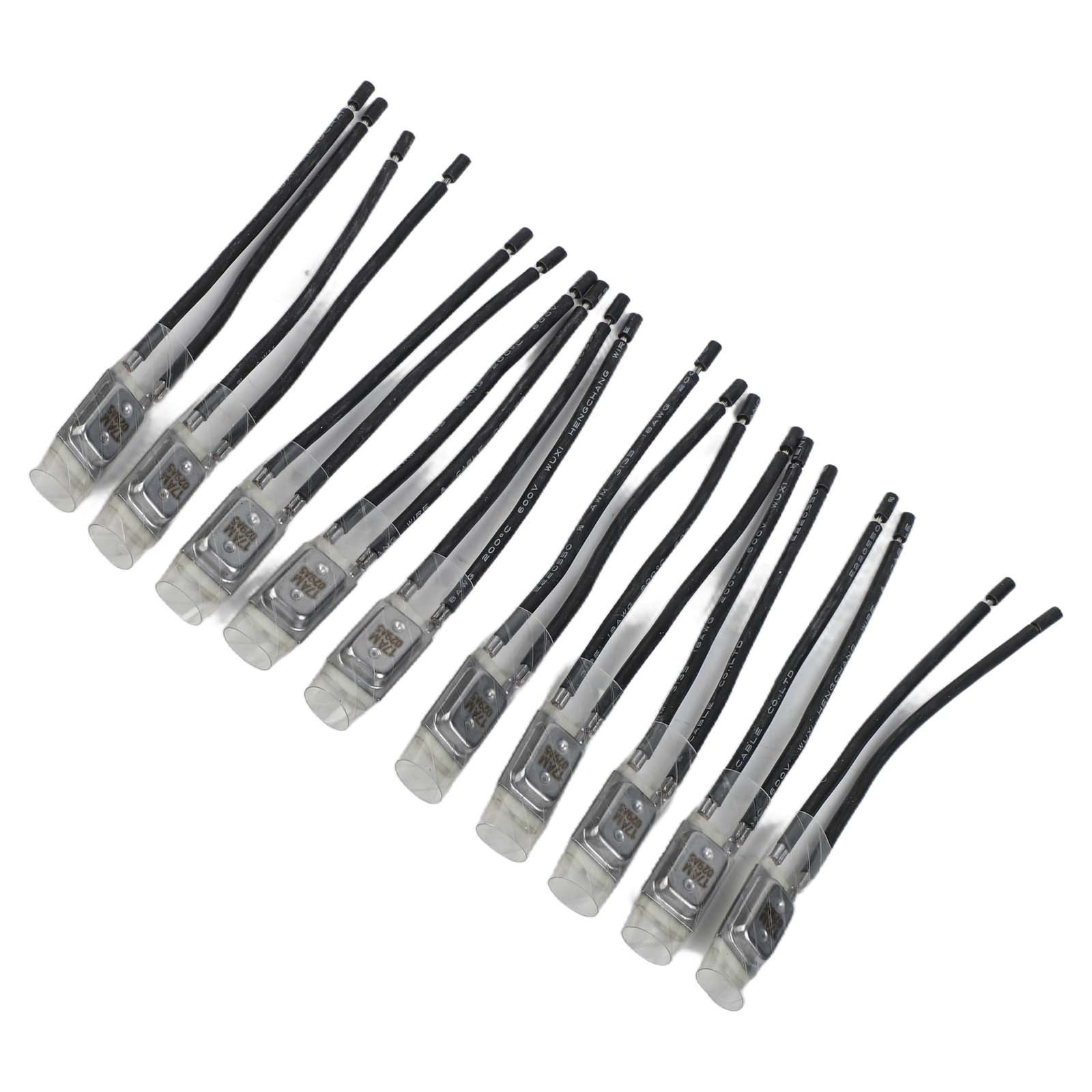 10pcs Thermal Bimetallic Switch KSD9700 for Various Motor Applications