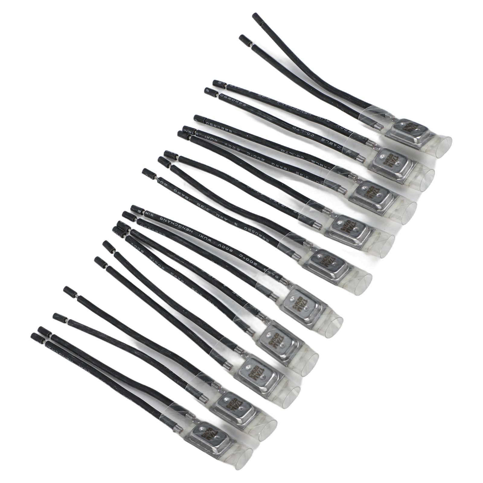 10pcs Thermal Bimetallic Switch KSD9700 for Various Motor Applications