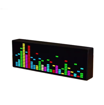 Electronic Indicator LED Clock with Voice Activated Rhythm Light Effects
