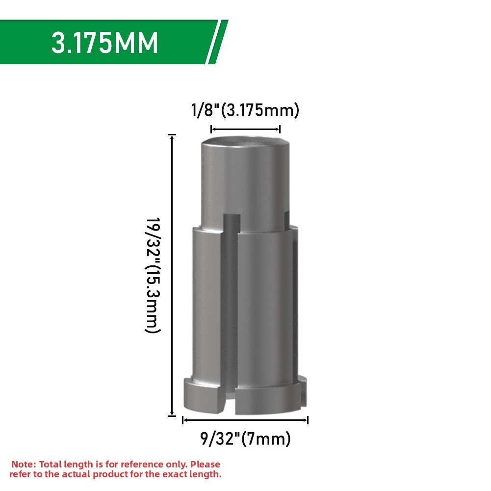 Collet Nut Complete Accessory Set Milling Cutter Accessory Metal Collet Set