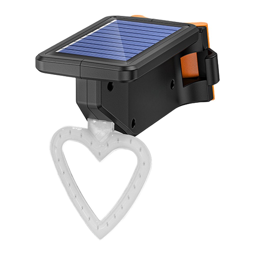 LED Solar Powered Bike Tail Light USB Rechargeable Cycling Safety Light