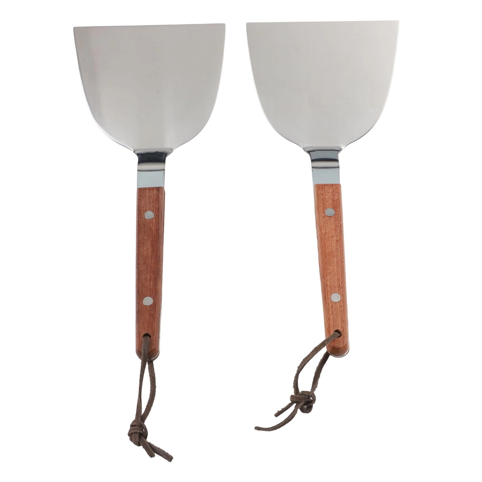High Efficiency Stainless Steel Grill Spatula Set for Cooking Ease 2pcs