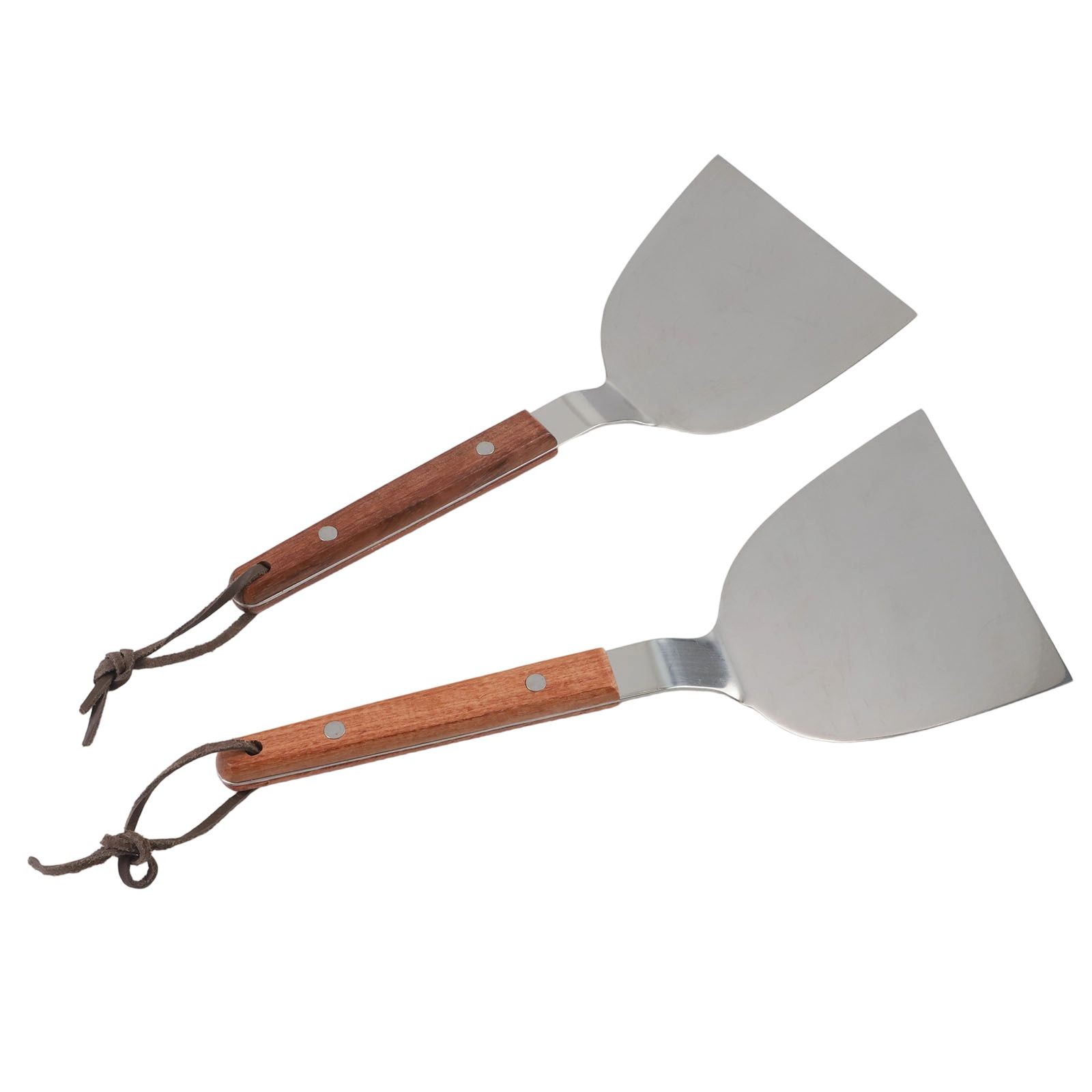 High Efficiency Stainless Steel Grill Spatula Set for Cooking Ease 2pcs