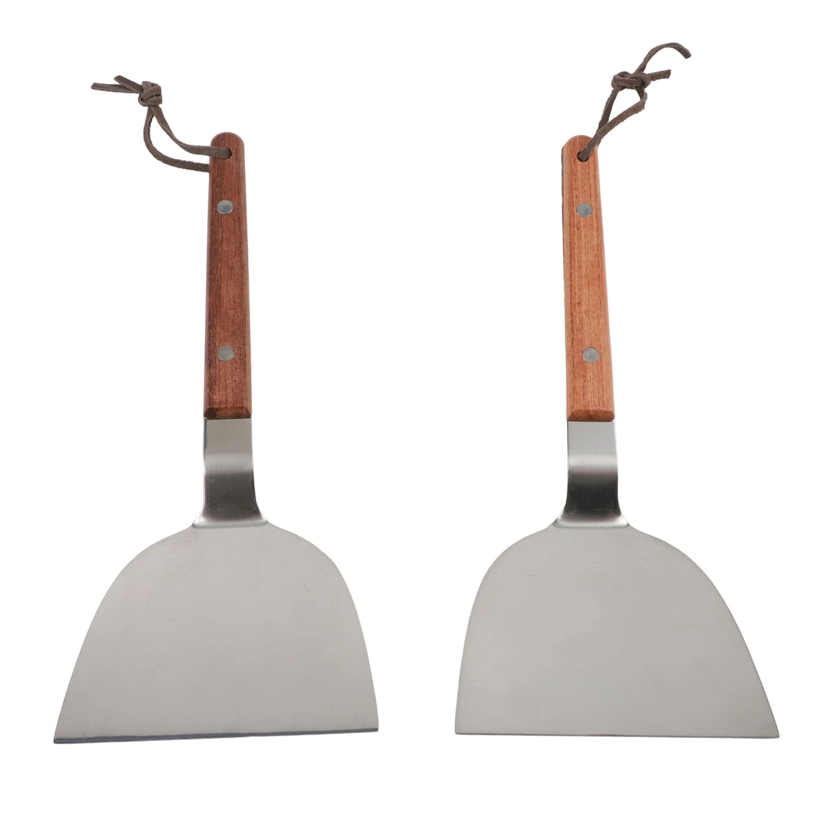 High Efficiency Stainless Steel Grill Spatula Set for Cooking Ease 2pcs