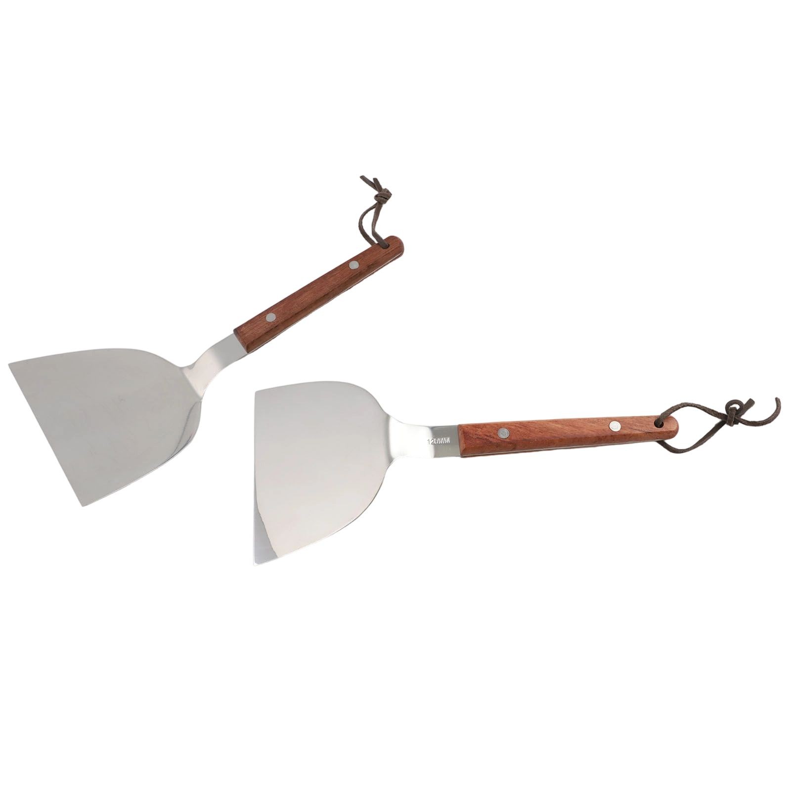 High Efficiency Stainless Steel Grill Spatula Set for Cooking Ease 2pcs