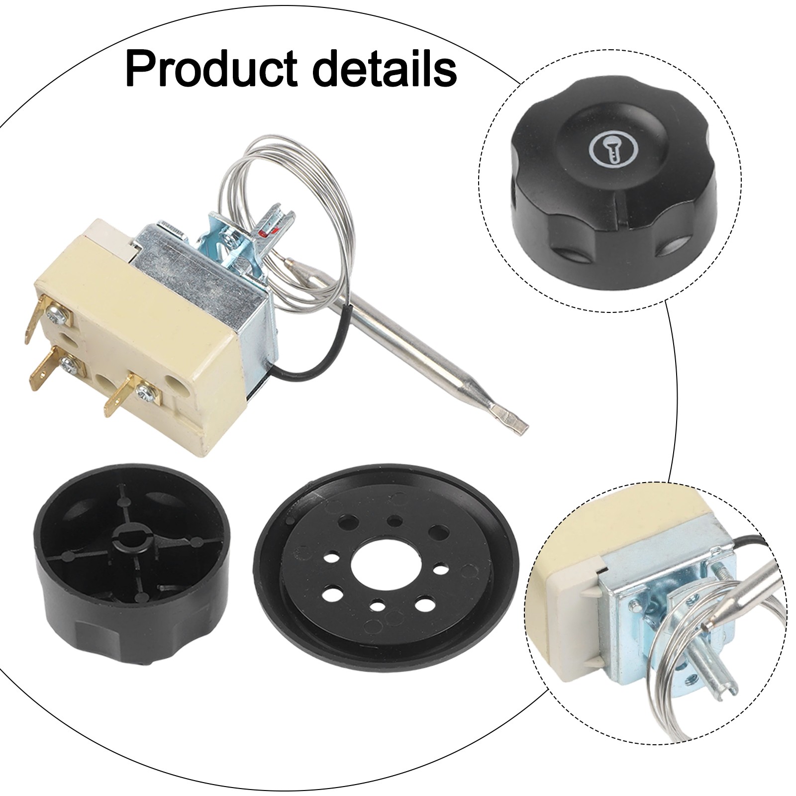 Mechanical Temperature Controller with Wide Range for Ovens and Heating Devices