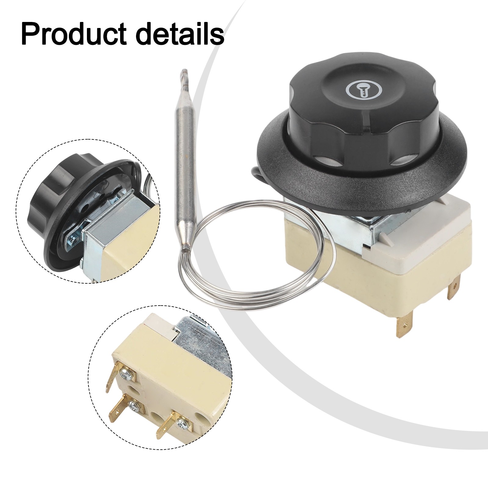 Mechanical Temperature Controller with Wide Range for Ovens and Heating Devices