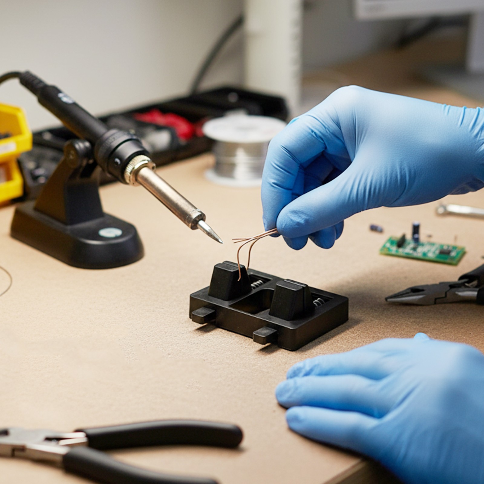 Hands Operation Welding Tool with Heat Resistant Components for Safety