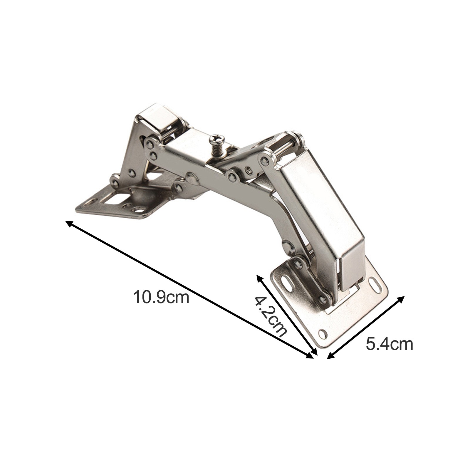 Adjustable Hydraulic Cabinet Hinges 170 Degree Stainless Steel with Screws