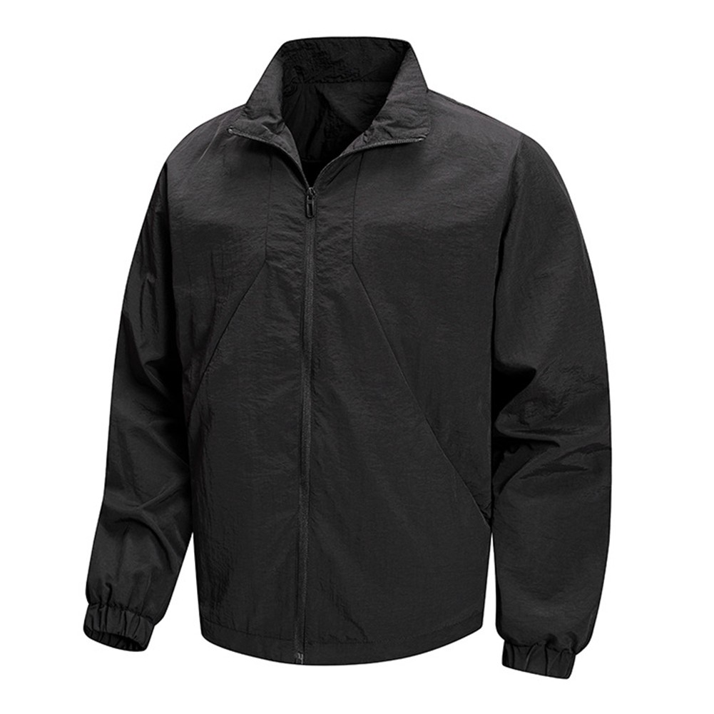 Abrigo impermeable transpirable para hombre con capucha para uso diario fiesta soporte cuello