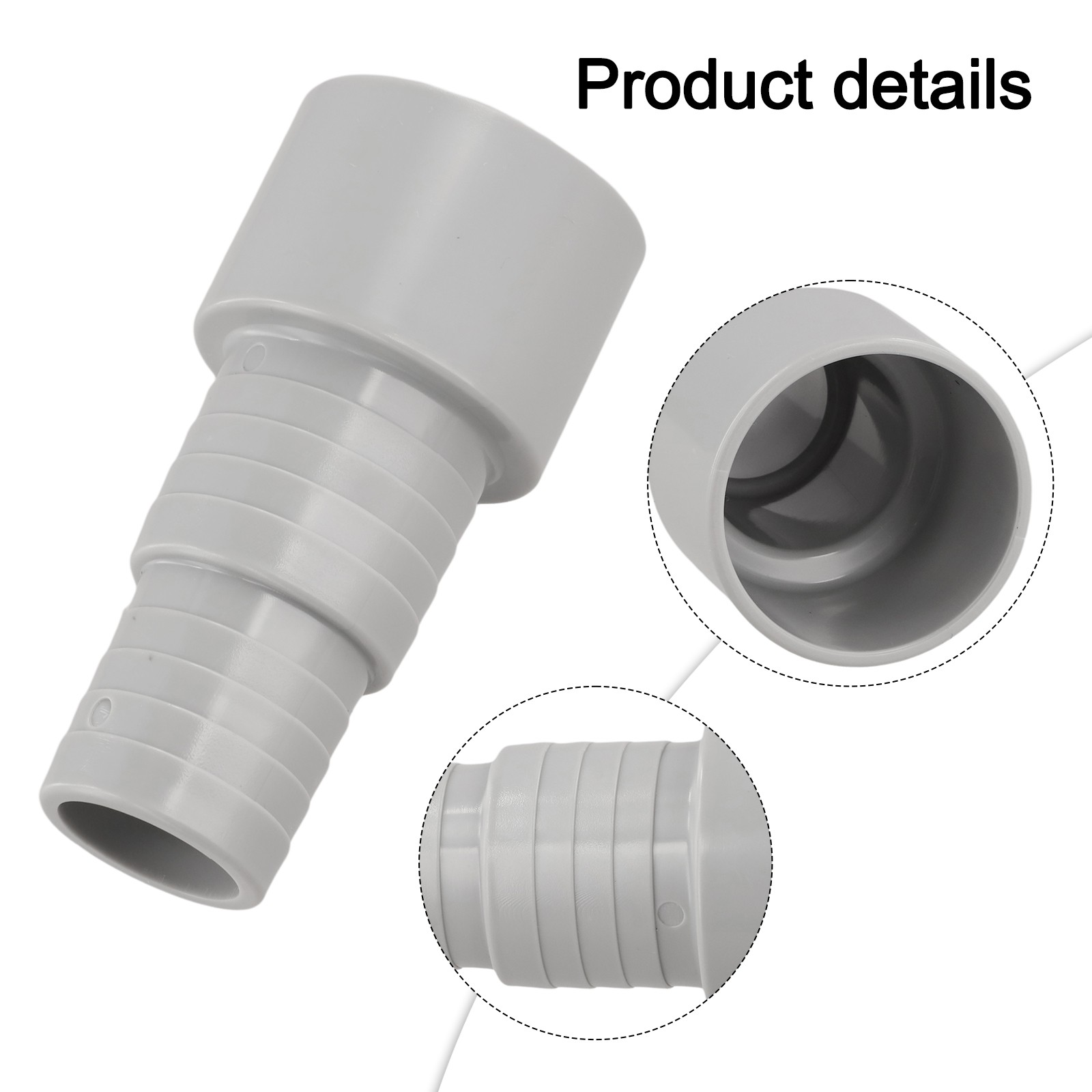 Flexible Solution Hose Connector ?50 Mm Socket Compact Design Leak Minimization