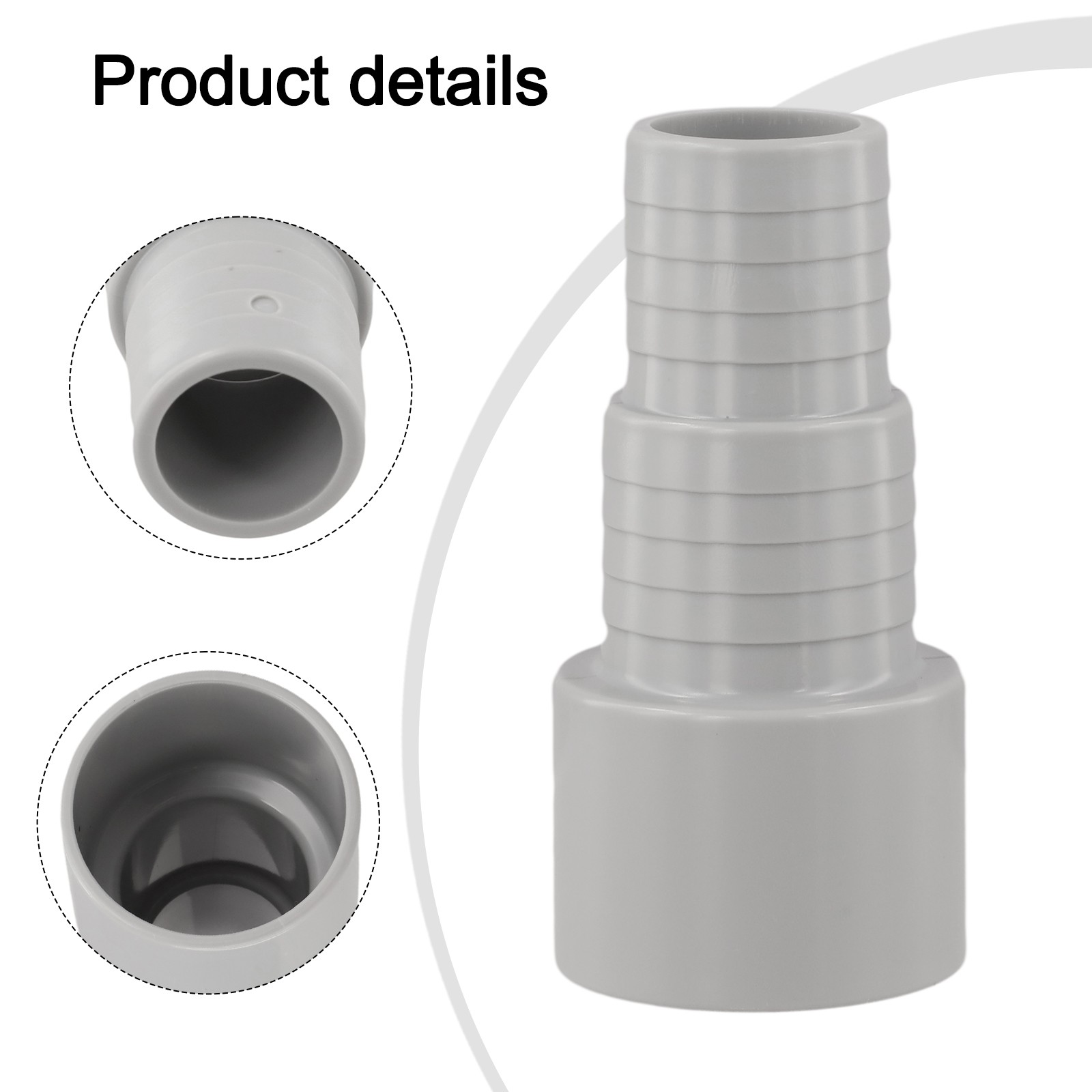 Flexible Solution Hose Connector ?50 Mm Socket Compact Design Leak Minimization