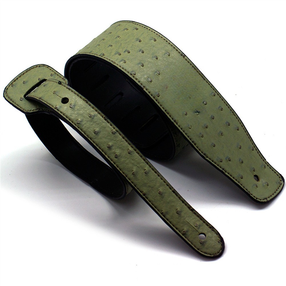 PU Guitar Strap Embossed Pattern Even Weight Distribution Wear Resistant Finish