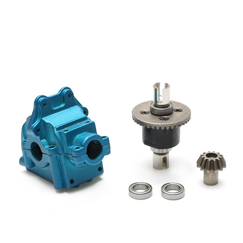 RC Car Differential Transmission Upgrade Kit Metal Case for WLtoys 144001