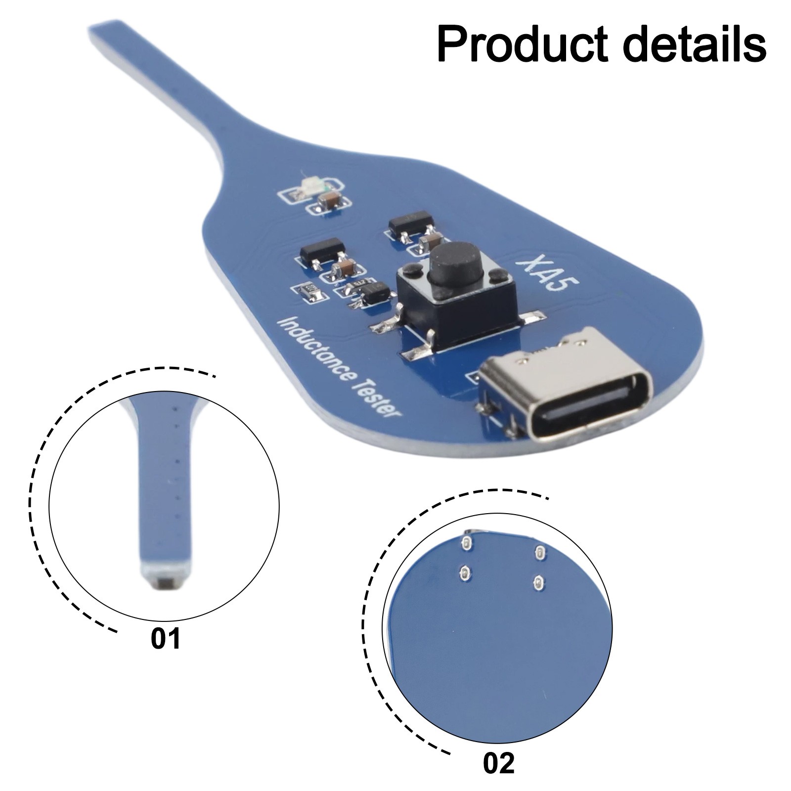 Coil Tester Electromagnetic Induction Compact Device One-Button Operation