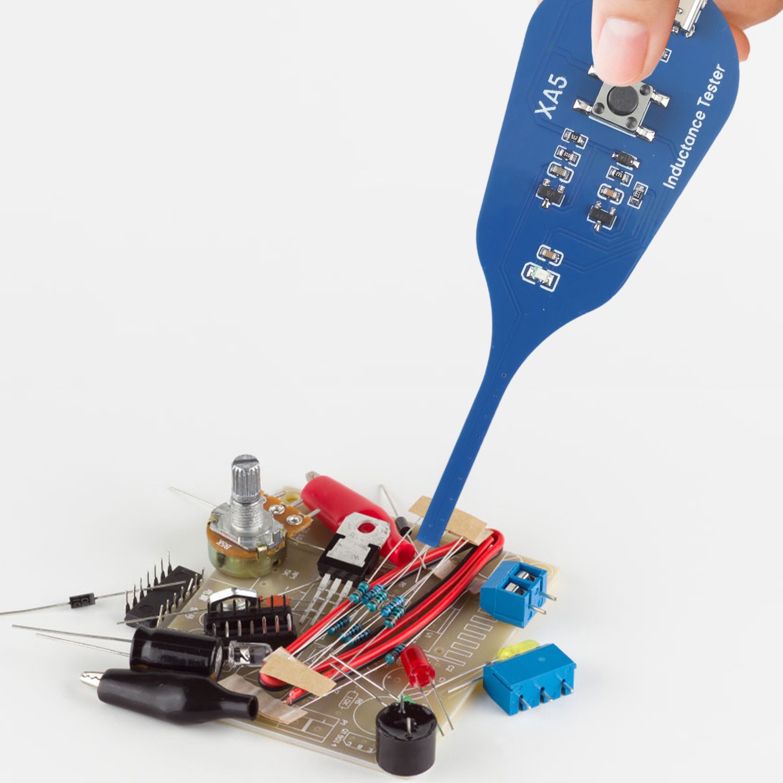 Coil Tester Electromagnetic Induction Compact Device One-Button Operation