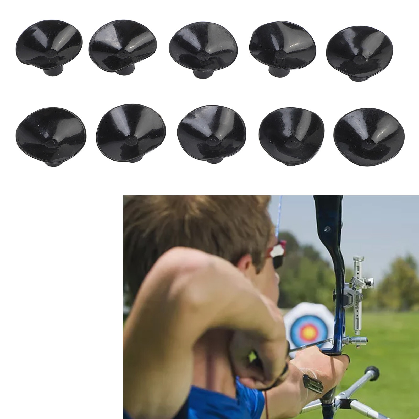 Arrow Suckers 10pcs Arrow Shaft Arrows Suction Cup For Target Practice