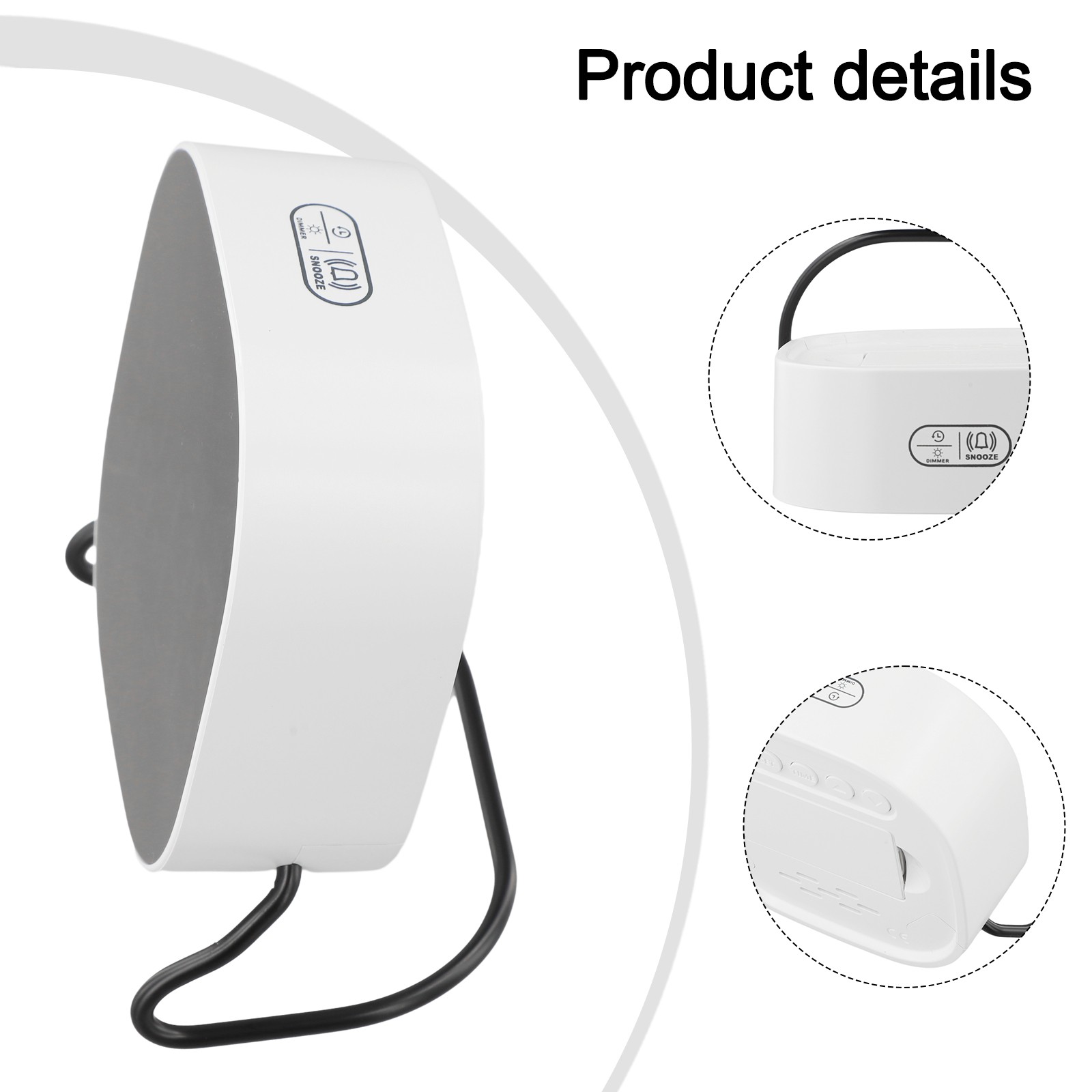 Multifunctional LED Alarm Clock Desktop with Countdown Timer and Night Light