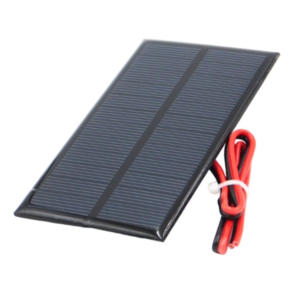 Compact Solar Panel 6V 1W with Cable for Solar Powered Outdoor Projects