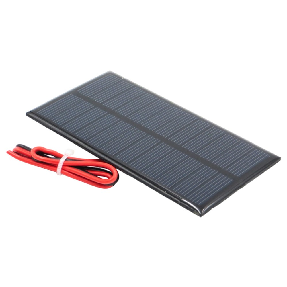 Compact Solar Panel 6V 1W with Cable for Solar Powered Outdoor Projects