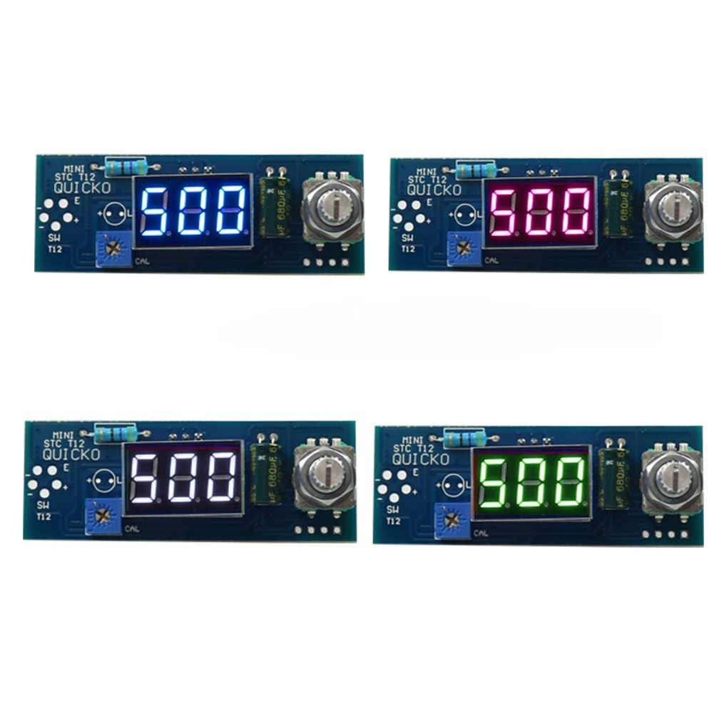 Compact STCT12 Soldering Iron Kit with Temperature Controller and Accessories