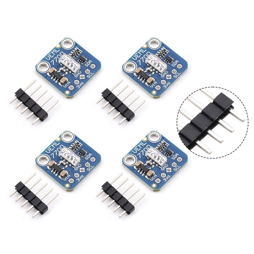 VEML7700 4pcs 16bit Ambient Light Sensors I2C Interface for Microcontroller Use