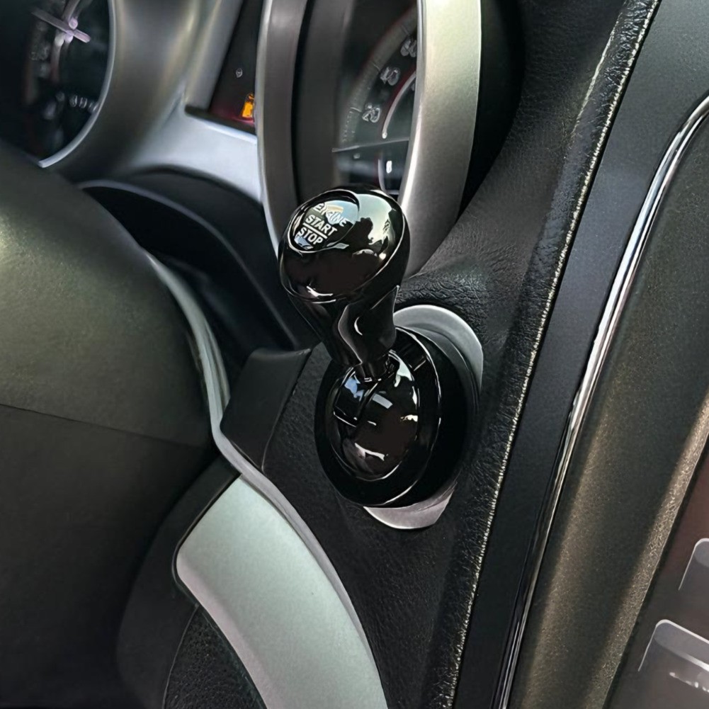 Car Push Start Button Cover Lever Metal Alloy for Sporty Interior Look