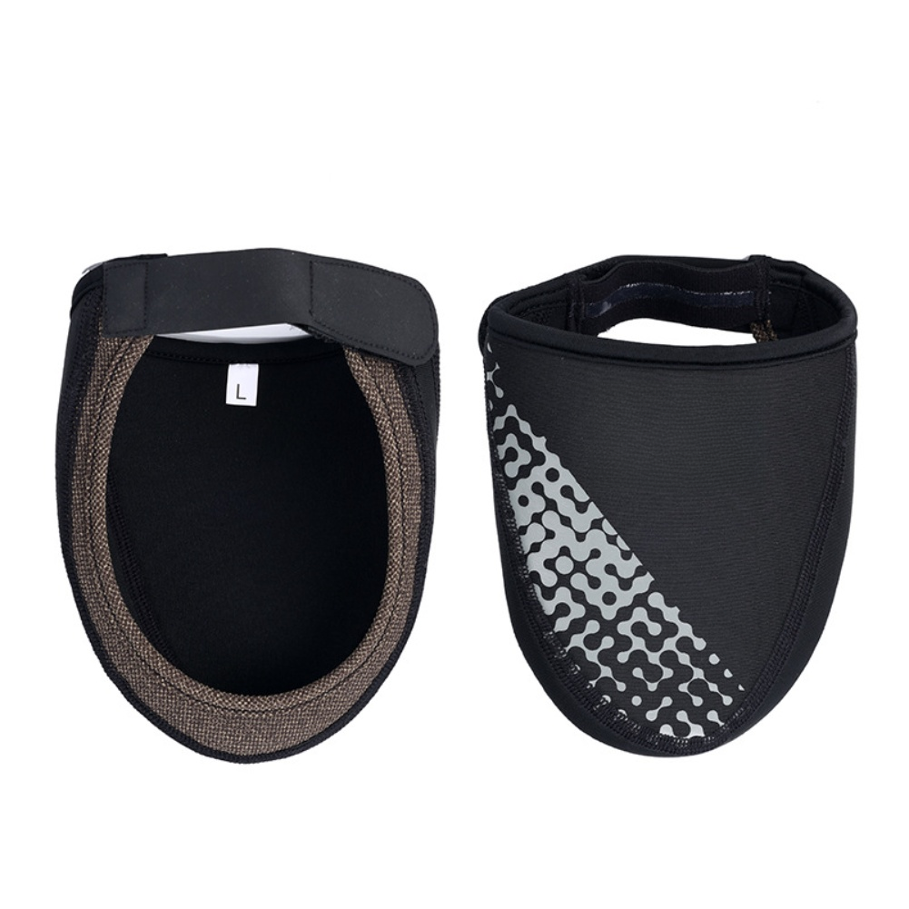 Windproof Half Length Bicycle Shoe Covers for Mountain and Road Bike Riding
