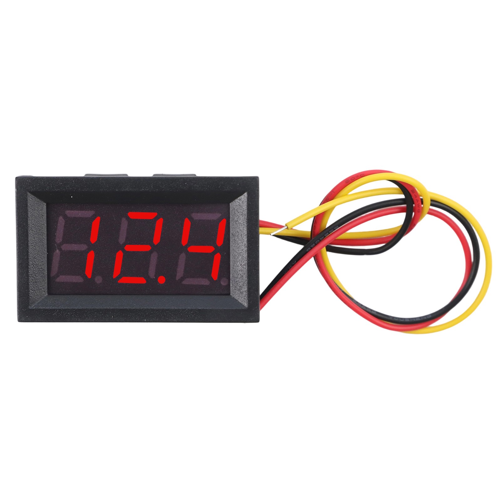 LED Digital DC Voltmeter with Convenient Wiring Reverse Connection Protection