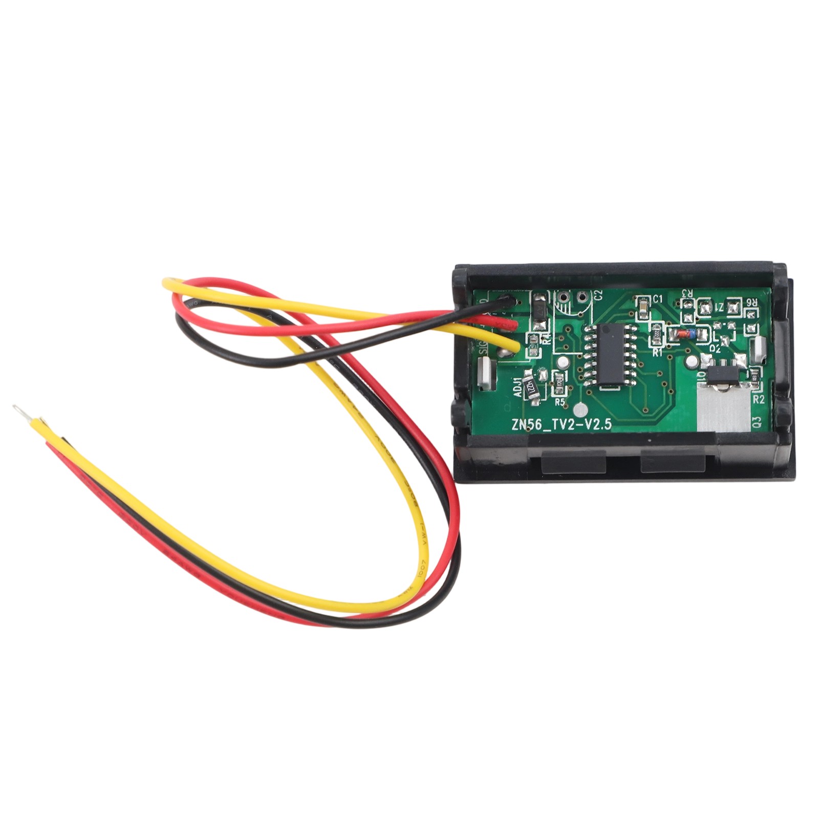 LED Digital DC Voltmeter with Convenient Wiring Reverse Connection Protection