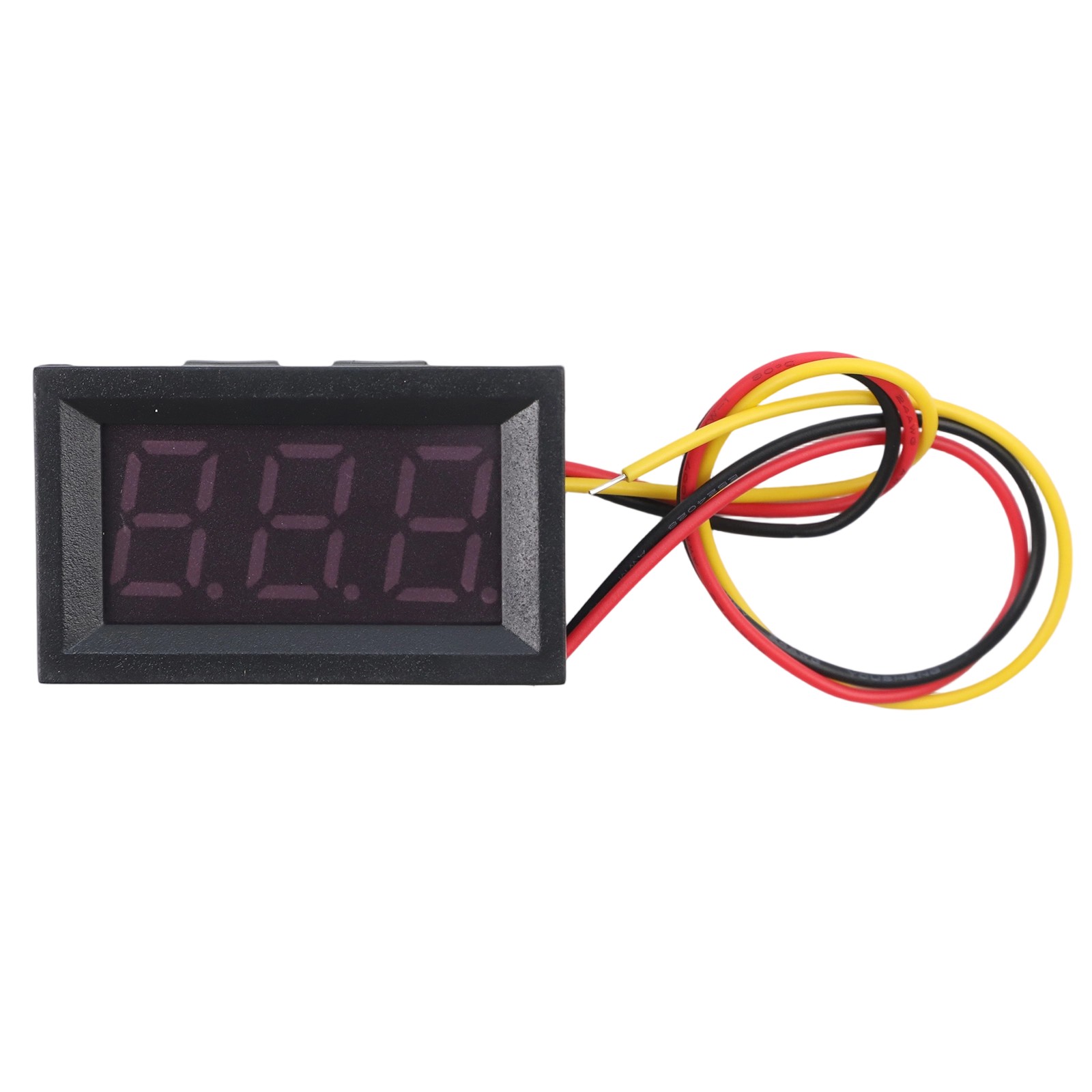 LED Digital DC Voltmeter with Convenient Wiring Reverse Connection Protection