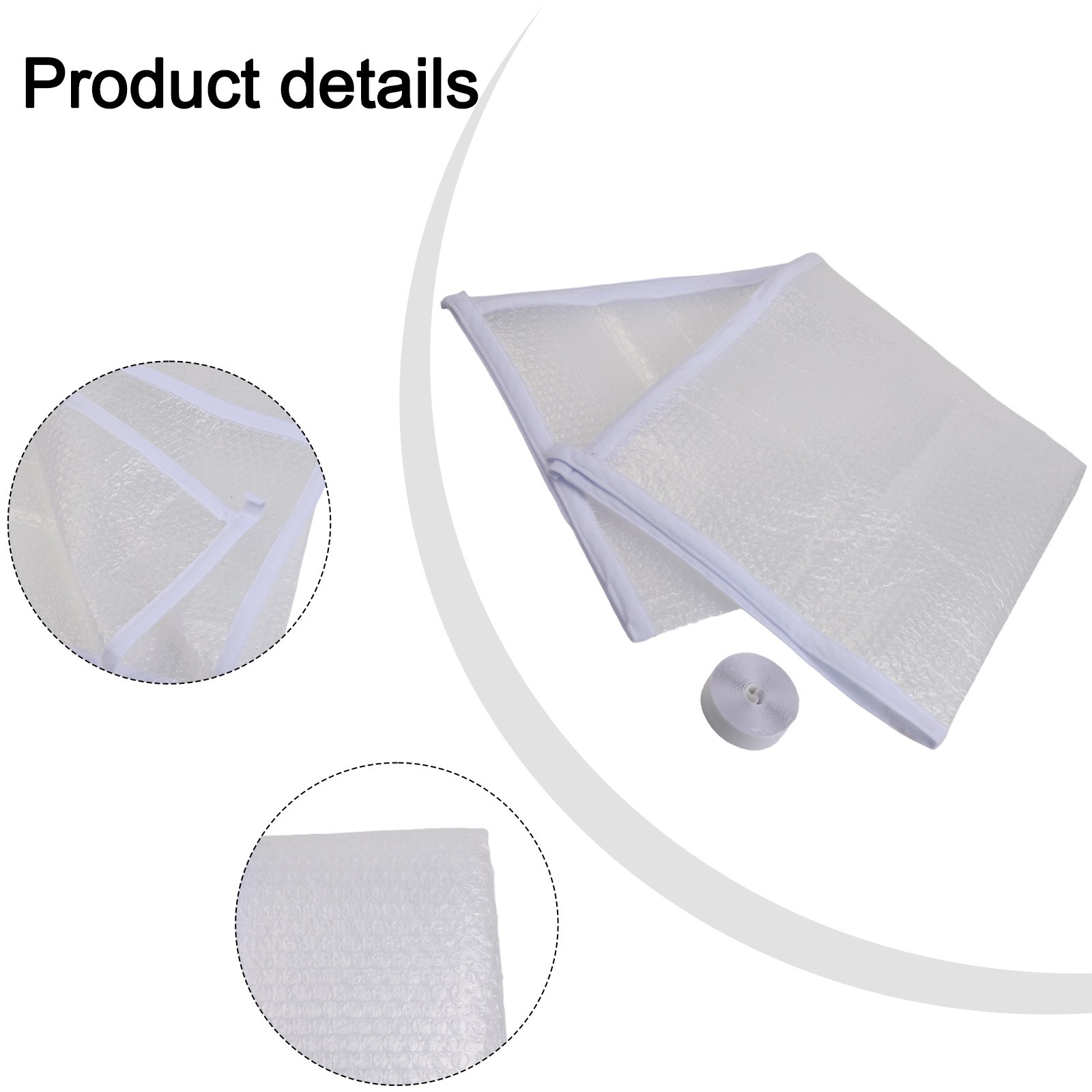 Window Insulation Film 4mm Thick PVC Bubble Wrap Thermal For Protection