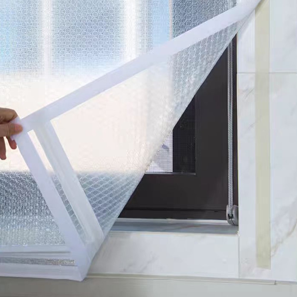 Window Insulation Film 4mm Thick PVC Bubble Wrap Thermal For Protection