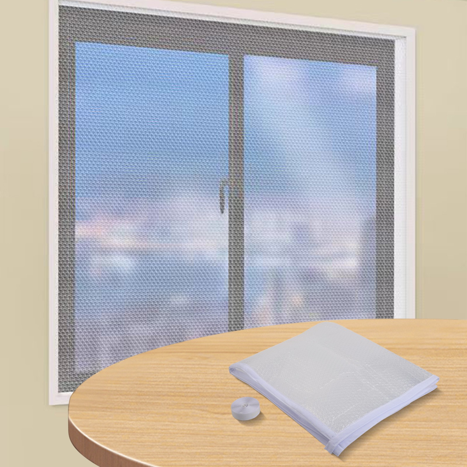Window Insulation Film 4mm Thick PVC Bubble Wrap Thermal For Protection