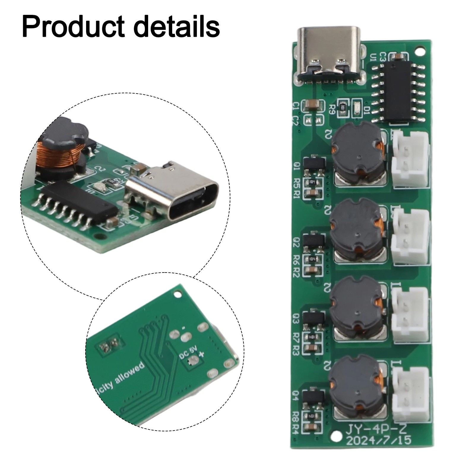 Easy to Use Atomizer Control Board for 4 Spray Humidifiers in DIY Kits