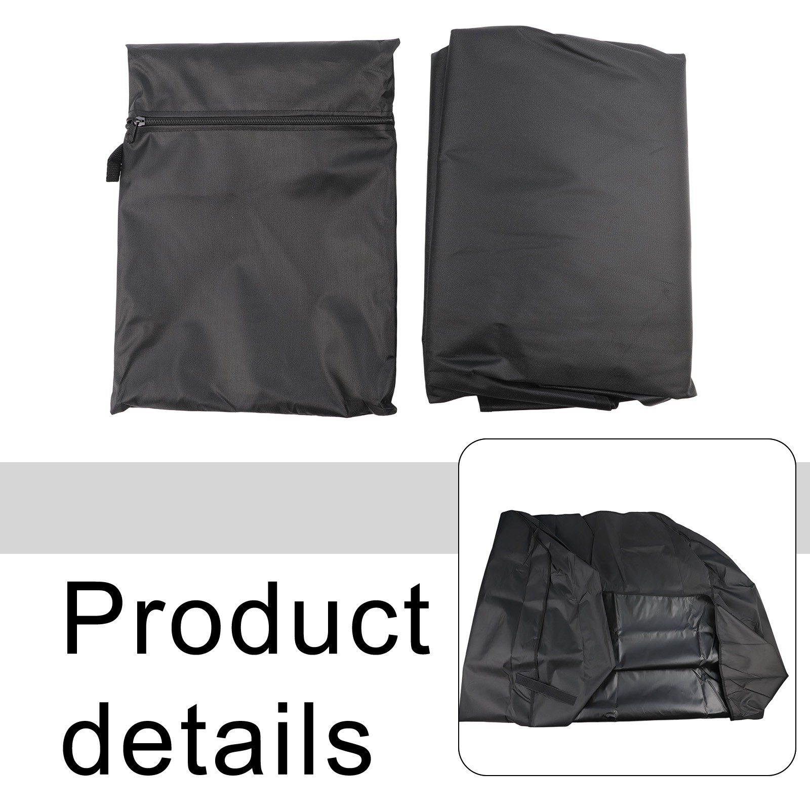 All Weather Grill Cover 600D Oxford Cloth for 147x61x122cm Outdoor Grill