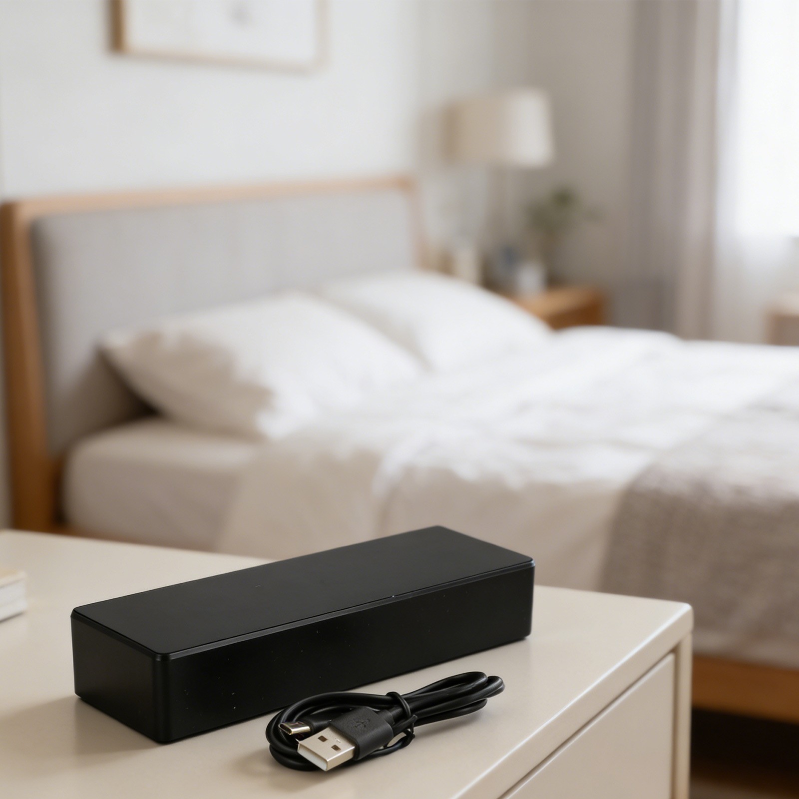 Wall Mounted Digital Clock with LED Display Alarm Week Day and Temperature