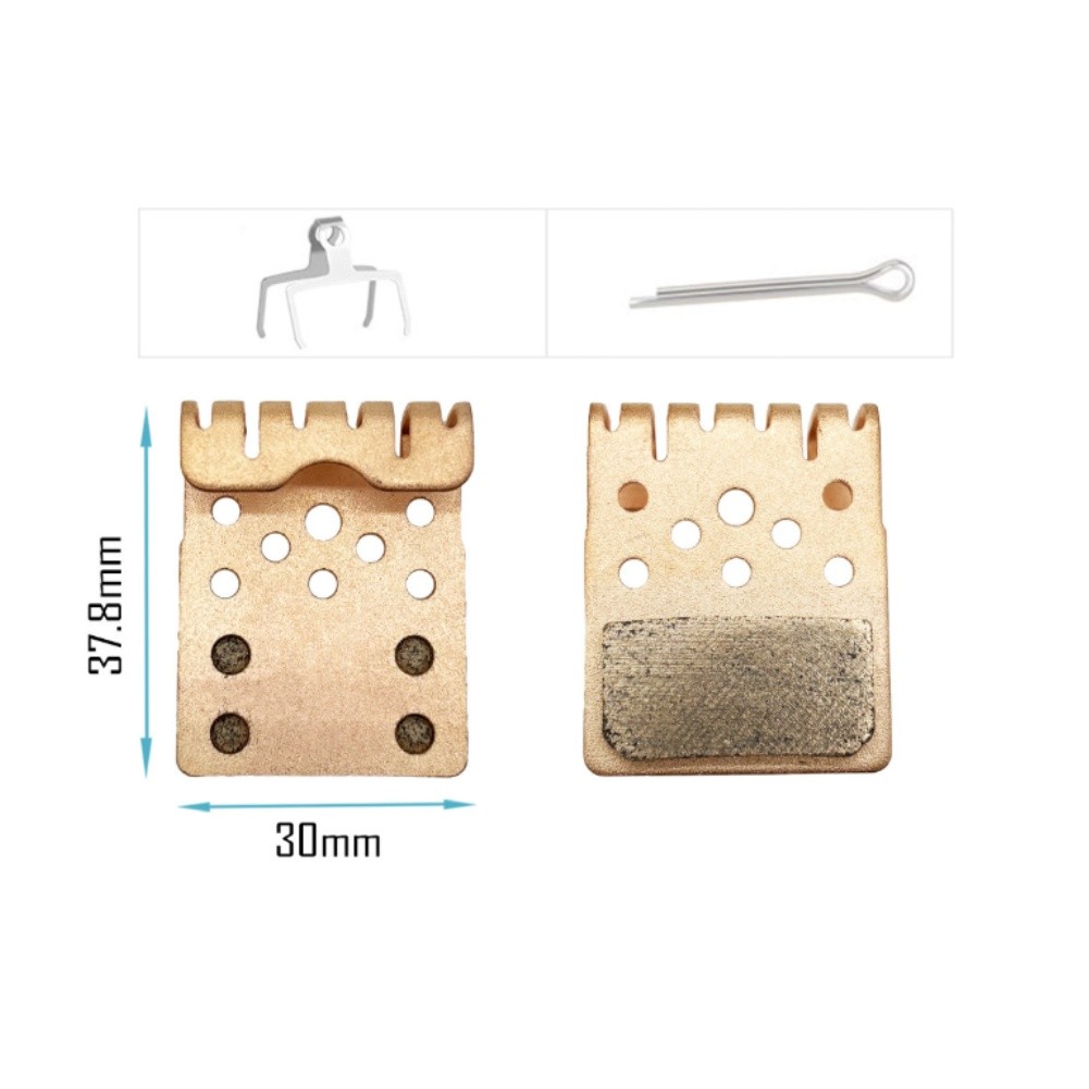 Brake Pad Set Bike Disc Brake Pads Copper Sinter Pads Copper Base Sintering