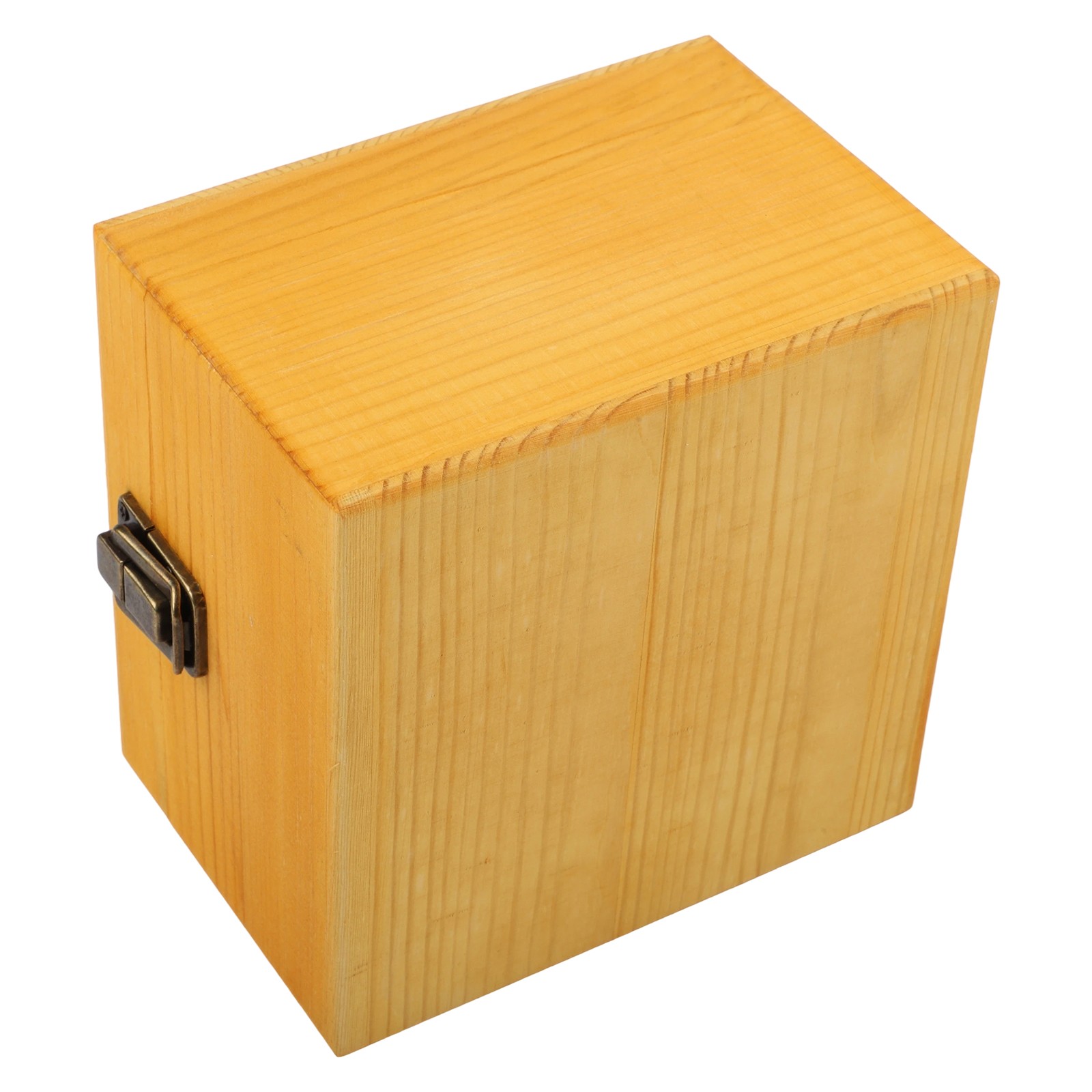 Wooden Storage Box Pine Rectangular Flip Solid Wood Box Handmade Craft-Case
