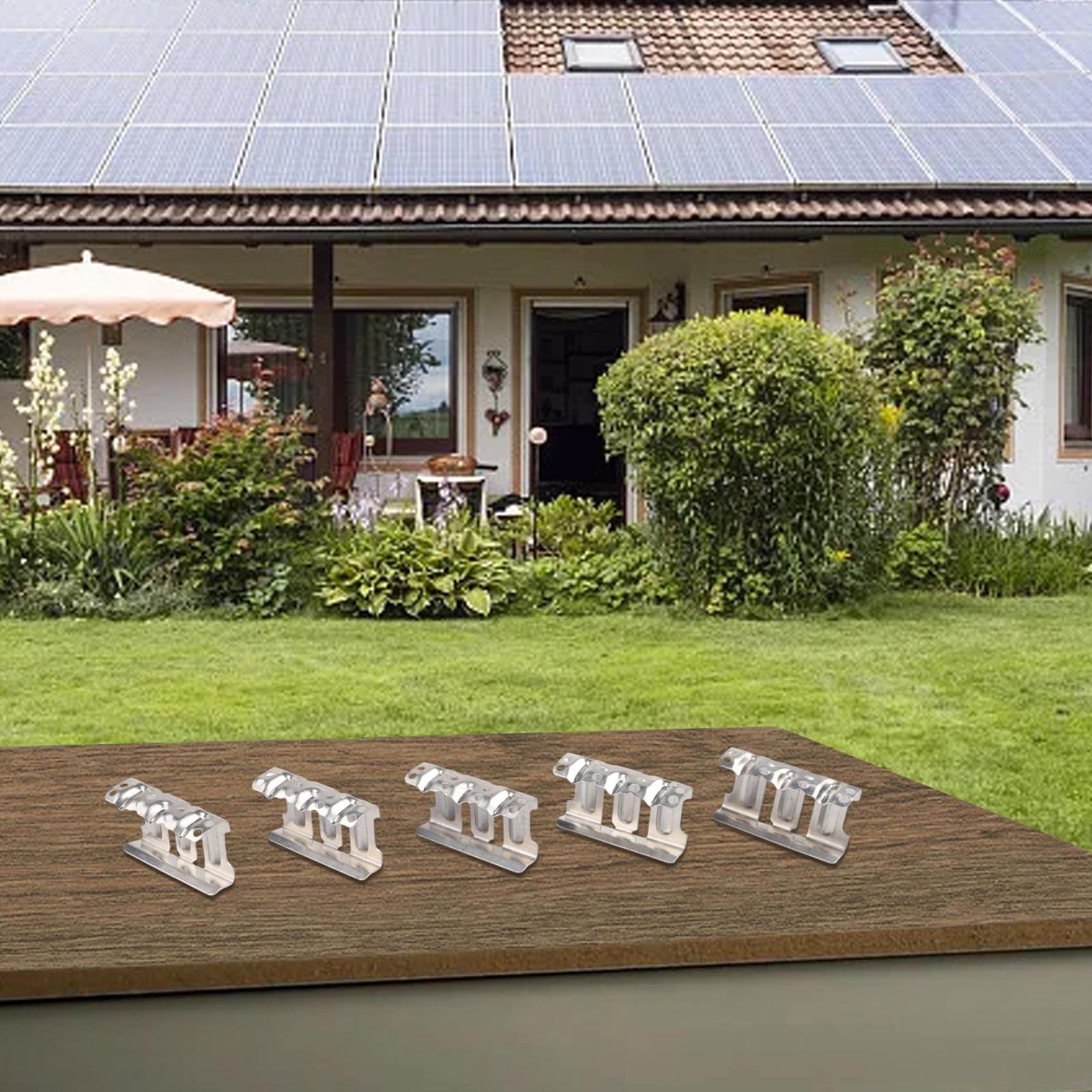 Robust Aluminum Water Guide Clip Promoting Uninterrupted Flow in PV Systems