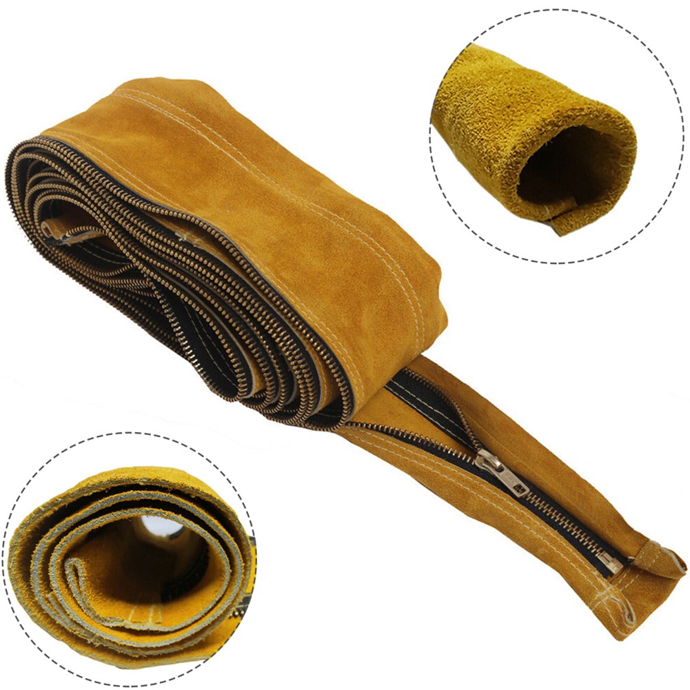 For TIG Torch Cowhide Sheath For Welding Workshop Double-layer Cowhide