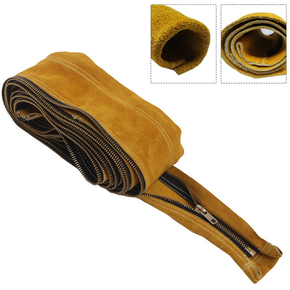 For TIG Torch Cowhide Sheath For Welding Workshop Double-layer Cowhide
