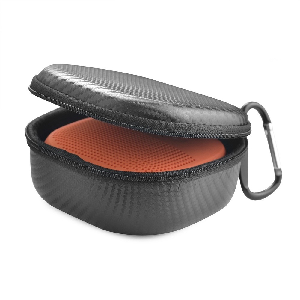 Black Orange Nylon Carrying Case for Wireless II Speaker with Clip Attachment - Produktbild 5