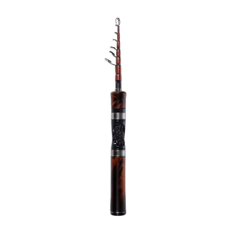 Telescopic Carbon Fiber Fishing Rod UL Fast Action Portable Lightweight Bass