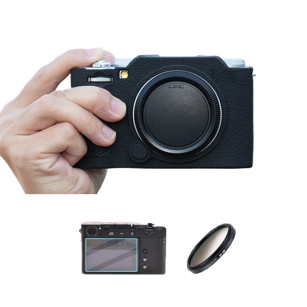 For Fuji XM5 Silicone Case Portable Dustproof Drop Resistant Protective Cover